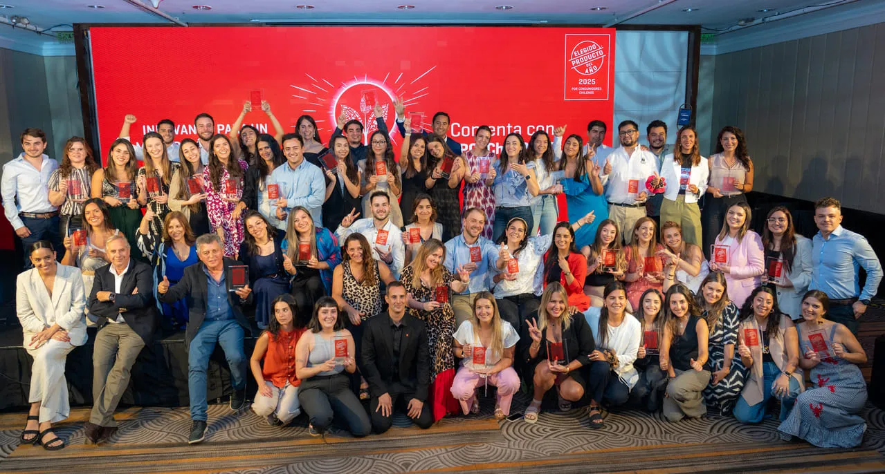  Ganadores del premio Producto del Año Chile 2025 mostrando sus innovaciones