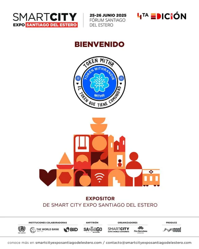 Stand de Token Mithrandir en la Smart City Expo 2025 en Santiago del Estero